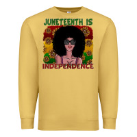 Antique Gold juneteenth is independence Premium Sweatshirt - SublimationCraftShop