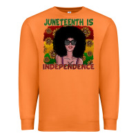 Carrot juneteenth is independence Premium Sweatshirt - SublimationCraftShop