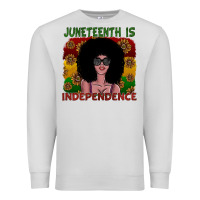 Dove Grey juneteenth is independence Premium Sweatshirt - SublimationCraftShop