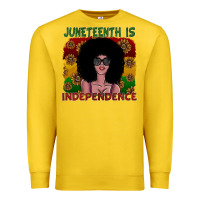 Lemon juneteenth is independence Premium Sweatshirt - SublimationCraftShop