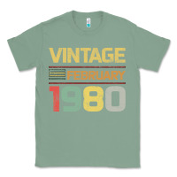 Sage Born in 1980 Vintage February Classic Tee - Bettercallsaul
