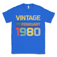 True Royal Born in 1980 Vintage February Classic Tee - Bettercallsaul