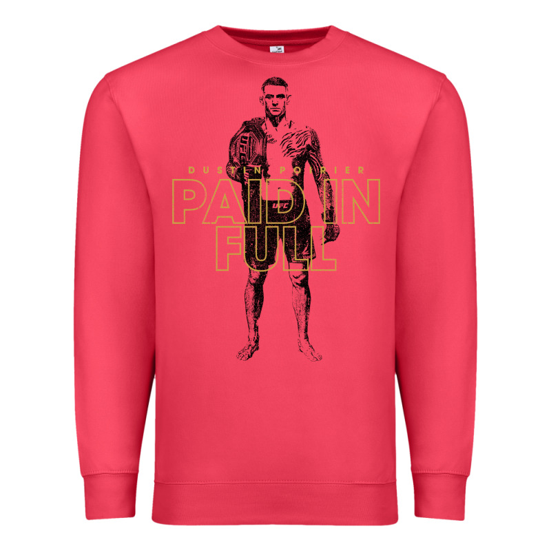 Paid In Full   Dustin Poirier (variant) Premium Sweatshirt by tuanDangUi | Teevron