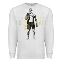 Oatmeal Heather paid in full   dustin poirier (variant) Premium Sweatshirt - tuanDangUi