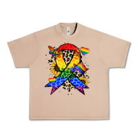 Burro Pride ribbon Urban Heavy Tee - NancyCooperArtShop