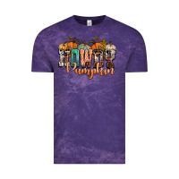 Cloud Purple western howdy pumpkin Vintage Tee - NancyCooperArtShop