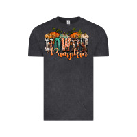 Vintage Black western howdy pumpkin Vintage Tee - NancyCooperArtShop