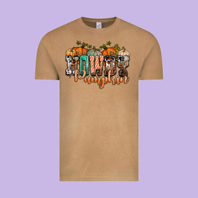 Western Howdy Pumpkin Vintage Tee Designed By Nancycooperartshop