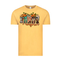 Vintage Mustard western howdy pumpkin Vintage Tee - NancyCooperArtShop