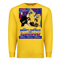 Lemon abbott and costello meet frankenstein (1948)   artwork Premium Sweatshirt - tuanDangUi