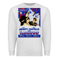 Oatmeal Heather abbott and costello meet frankenstein (1948)   artwork Premium Sweatshirt - tuanDangUi