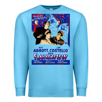 Ocean Blue abbott and costello meet frankenstein (1948)   artwork Premium Sweatshirt - tuanDangUi