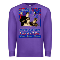 Purple abbott and costello meet frankenstein (1948)   artwork Premium Sweatshirt - tuanDangUi