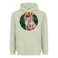 Matcha christmas pig Heavyweight Hoodie - LillyAllenDesigns