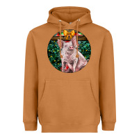 Meerkat christmas pig Heavyweight Hoodie - LillyAllenDesigns