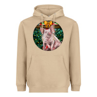 Mushroom christmas pig Heavyweight Hoodie - LillyAllenDesigns