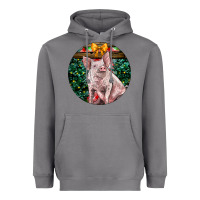 Storm christmas pig Heavyweight Hoodie - LillyAllenDesigns