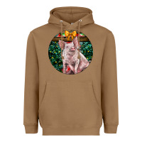 Toasted Coconut christmas pig Heavyweight Hoodie - LillyAllenDesigns