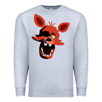 Heather Grey five nights at freddy's foxy Premium Sweatshirt - tuanDangUi