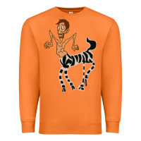 Carrot zebra in america doodle Premium Sweatshirt - tuanDangUi