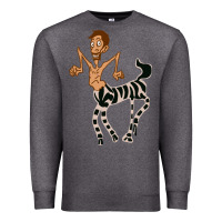 Charcoal Heather zebra in america doodle Premium Sweatshirt - tuanDangUi