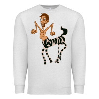 Oatmeal Heather zebra in america doodle Premium Sweatshirt - tuanDangUi