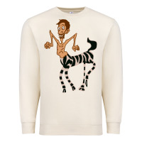 Sandshell zebra in america doodle Premium Sweatshirt - tuanDangUi