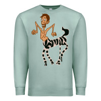 Seafoam zebra in america doodle Premium Sweatshirt - tuanDangUi
