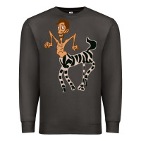 Smoke zebra in america doodle Premium Sweatshirt - tuanDangUi