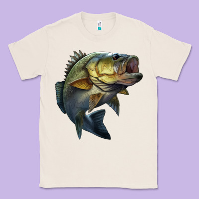 Jumping Bass Classic Tee Designed By Lillyallendesigns