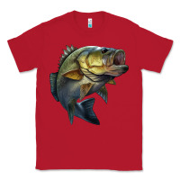 Red jumping bass Classic Tee - LillyAllenDesigns