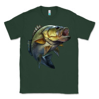 Sports Green jumping bass Classic Tee - LillyAllenDesigns