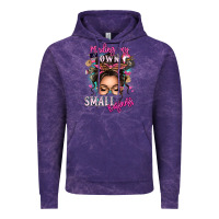 Cloud Purple minding my own small business messy bun Vintage Hoodie - texasbilliewilder