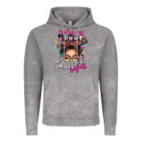 Minding My Own Small Business Messy Bun Vintage Hoodie | Teevron
