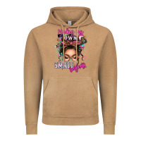 Vintage Camel minding my own small business messy bun Vintage Hoodie - texasbilliewilder