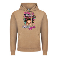 Vintage Coffee minding my own small business messy bun Vintage Hoodie - texasbilliewilder