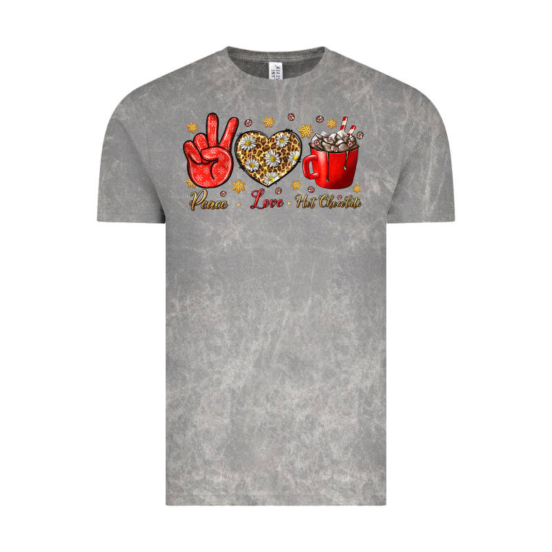 Peace Love Hot Chocolate Vintage Tee by NancyCooperArtShop | Teevron