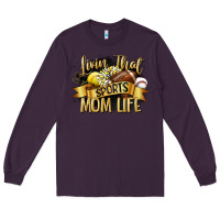 Plum livin that sports mom life Long Sleeve Tee - CowGirlArtShop