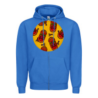 True Royal african masks round earrings 5 Zipper Hoodie - BundleAndBundleShop