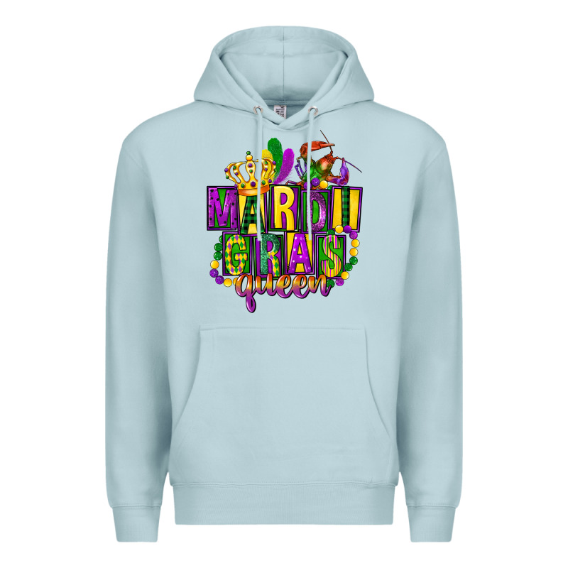 Mardi Gras Queen Premium Hoodie by FaDigitalArtStudio | Teevron