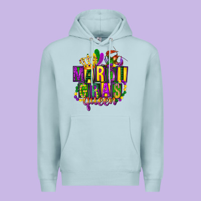Mardi Gras Queen Premium Hoodie Designed By Fadigitalartstudio