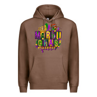 Chestnut mardi gras queen Premium Hoodie - FaDigitalArtStudio