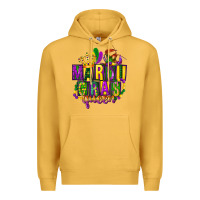 Mustard mardi gras queen Premium Hoodie - FaDigitalArtStudio