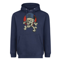 Navy skate rags skull & crossbones Heavyweight Hoodie - tuanDangUi