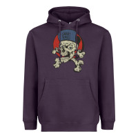 Plum skate rags skull & crossbones Heavyweight Hoodie - tuanDangUi