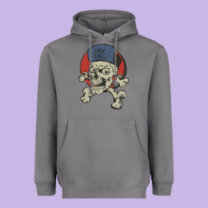 Skate Rags Skull & Crossbones Heavyweight Hoodie Designed By Tuandangui