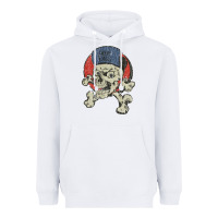 White skate rags skull & crossbones Heavyweight Hoodie - tuanDangUi