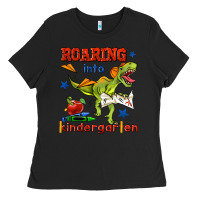 Black roaring into kindergarten Ladies Tee - BundleAndBundleShop