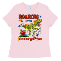 Roaring Into Kindergarten Ladies Tee | Teevron