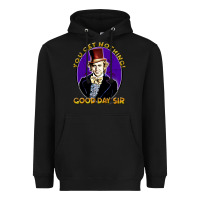 Black good day sir  wonka Heavyweight Hoodie - tuanDangUi